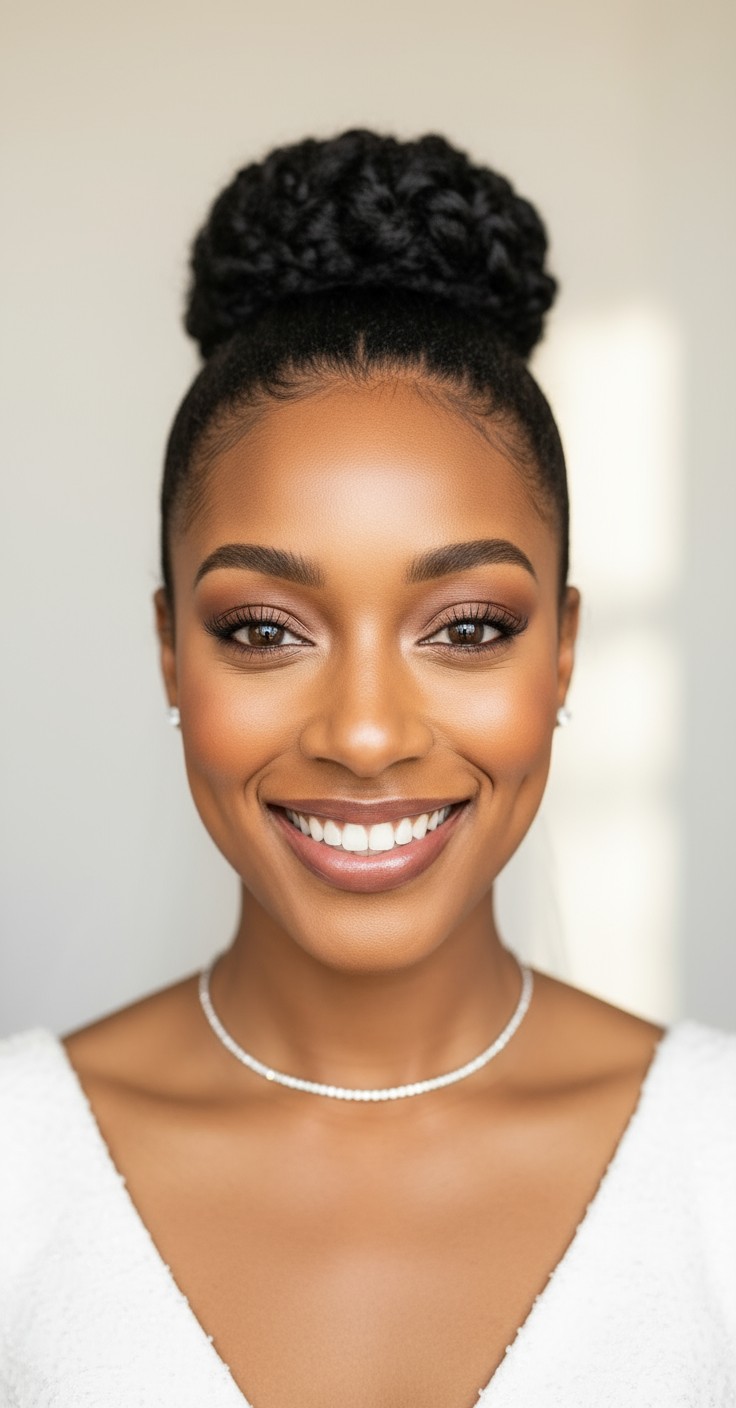 After High Bun Wedding